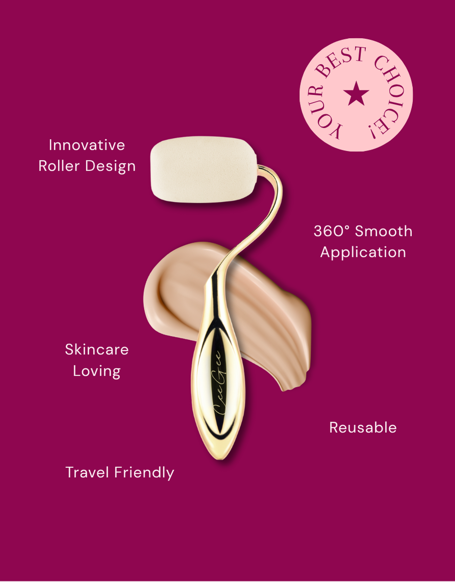 Rolli Sponge with features on a plain background